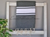 Fouta plate Gris Anthracite