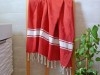 Fouta plate Rouge Tomate 